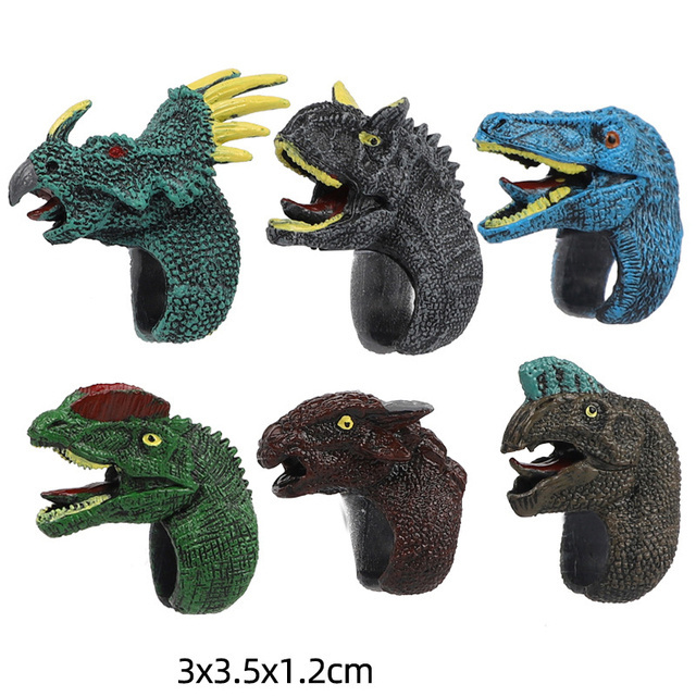 New Children's Dinosaur Ring Science Education Toy