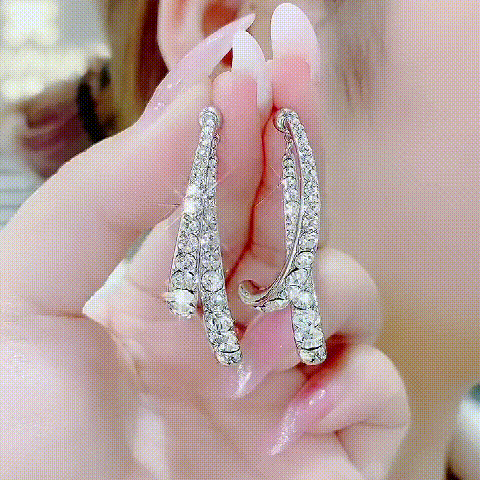 ✨50%OFF✨Cross Curved Earrings