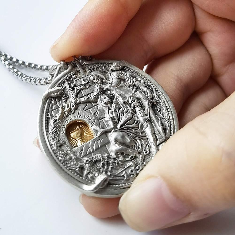 High Quality Removable Sword Medieval Knight Show Holy Grail Christ Jesus Morgan Dollar Silver Hobo Nickel Nickle American Unique Coin Rare