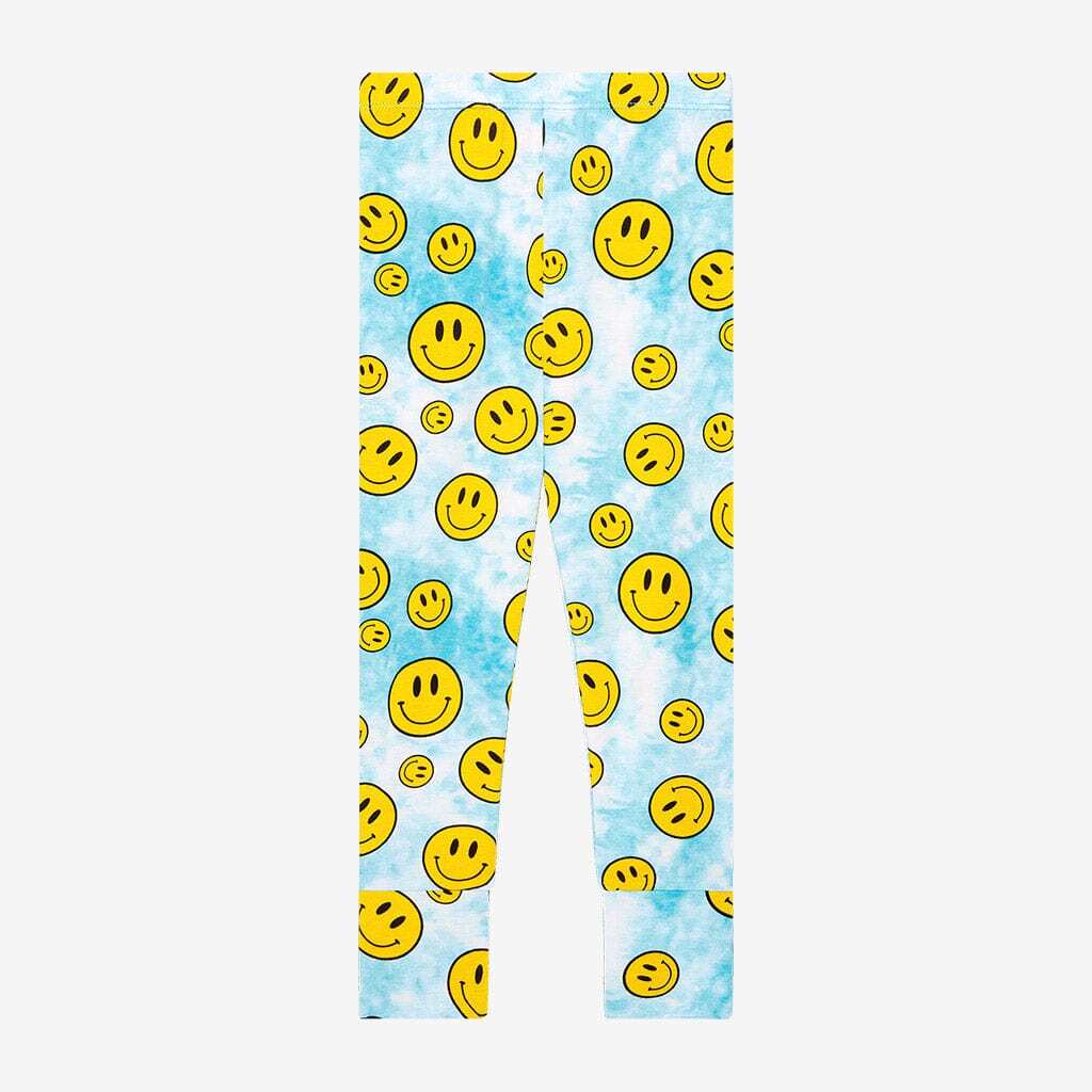 Happy Tie Dye Short Sleeve Pajamas