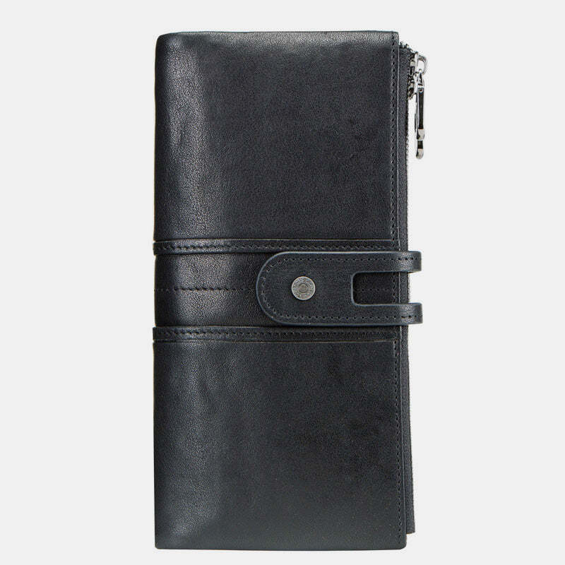 Wallets for Women Genuine Leather Cellphone Case Long Slim Credit Card Holder