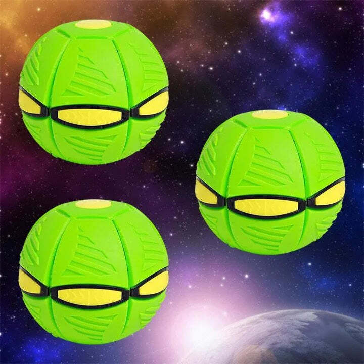 Matex Portable Creative Magic Light Flying Saucer UFO Ball For Kids