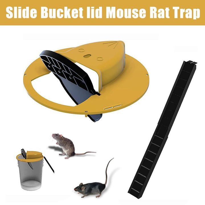 Slide Bucket Lid Mouse Rat Trap