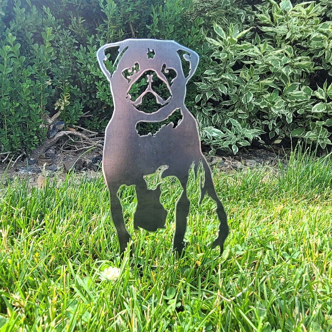 Pug Metal Silhouette