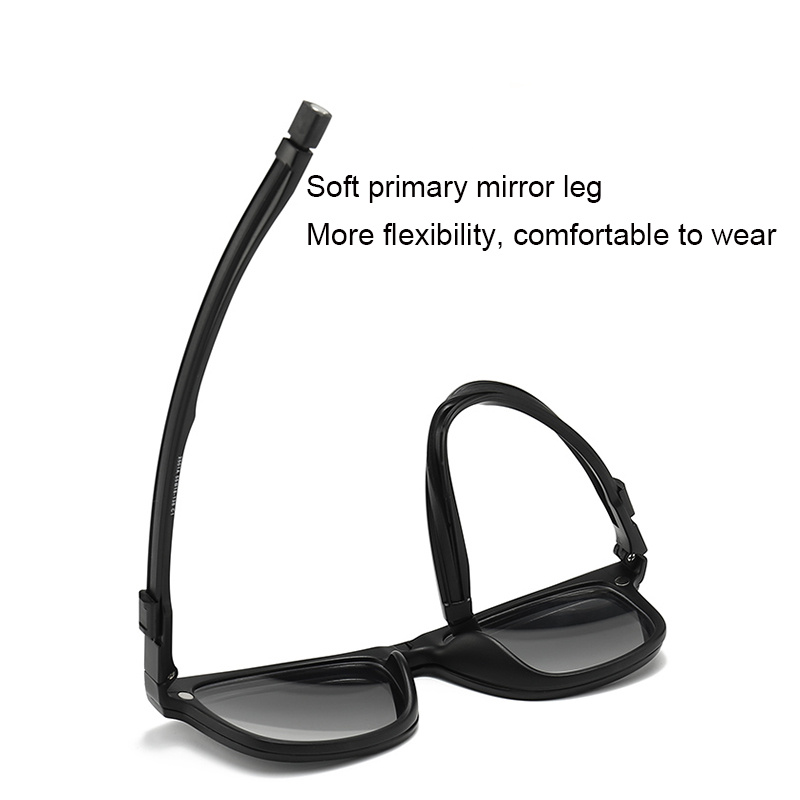 Polarized / Night Vision 5 In 1 Magnetic Clip Glasses Daily and Sports Dual use