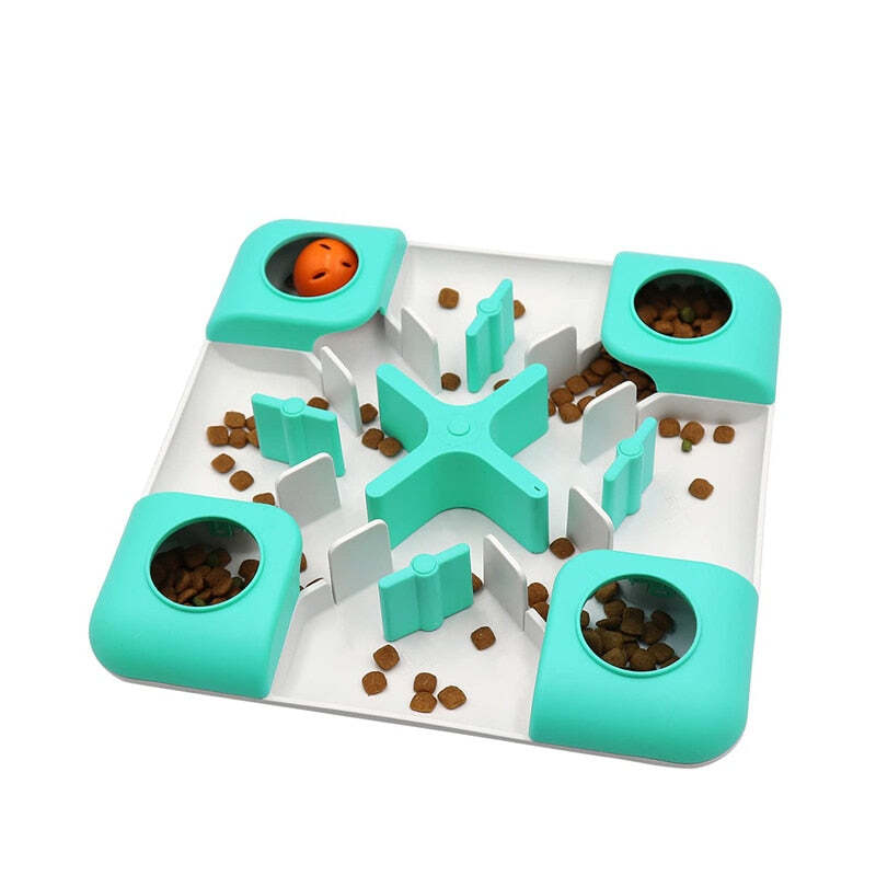 Interactive Cat Treat Puzzle Slow Feeder Toys