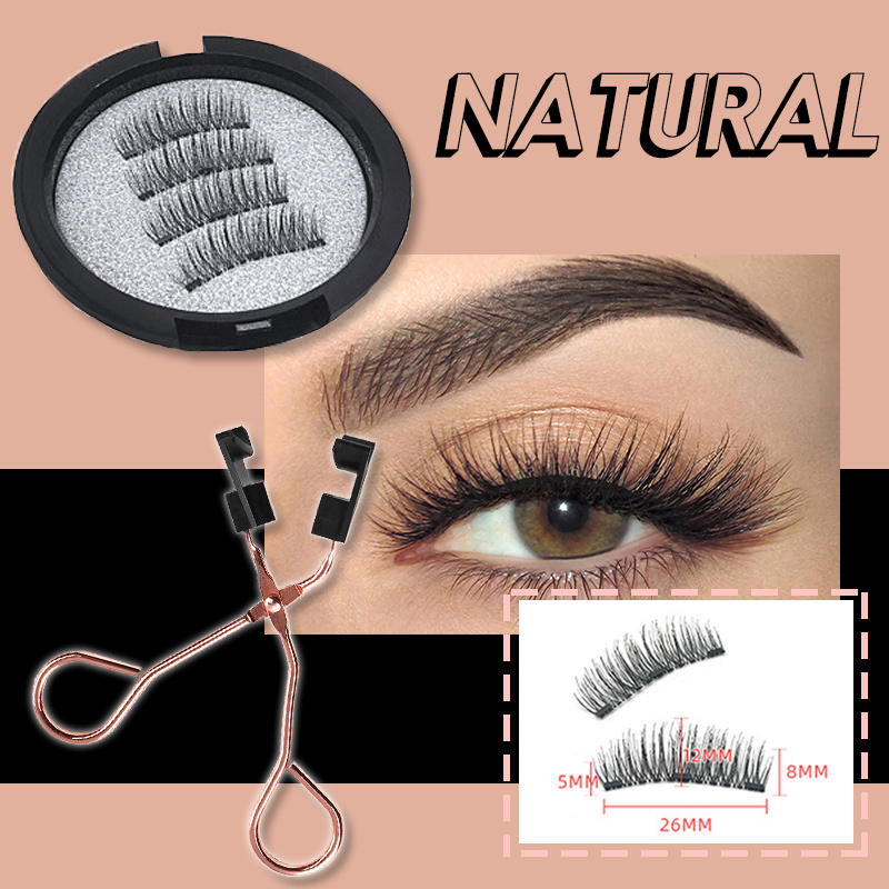 2022 Newest Reusable 8D Quantum Magnetic Eyelashes with Soft Magnet Technology