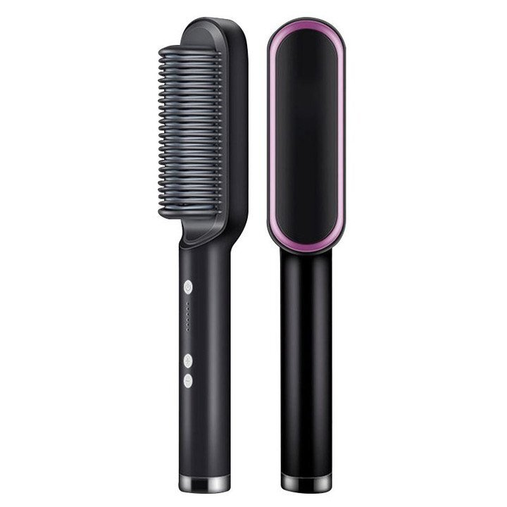 New negative ion straight curling dual-use straight hair comb