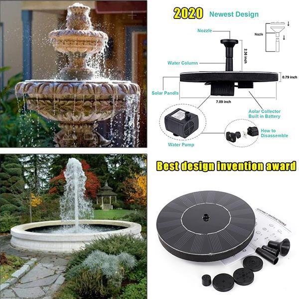 50% OFF Today Only!-Spring Solar Powered Bionic Fountain(Buy 3 Free Shipping)