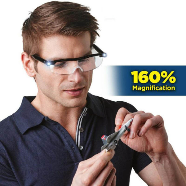 Auto-Adjusting LED Light Reading Glasses