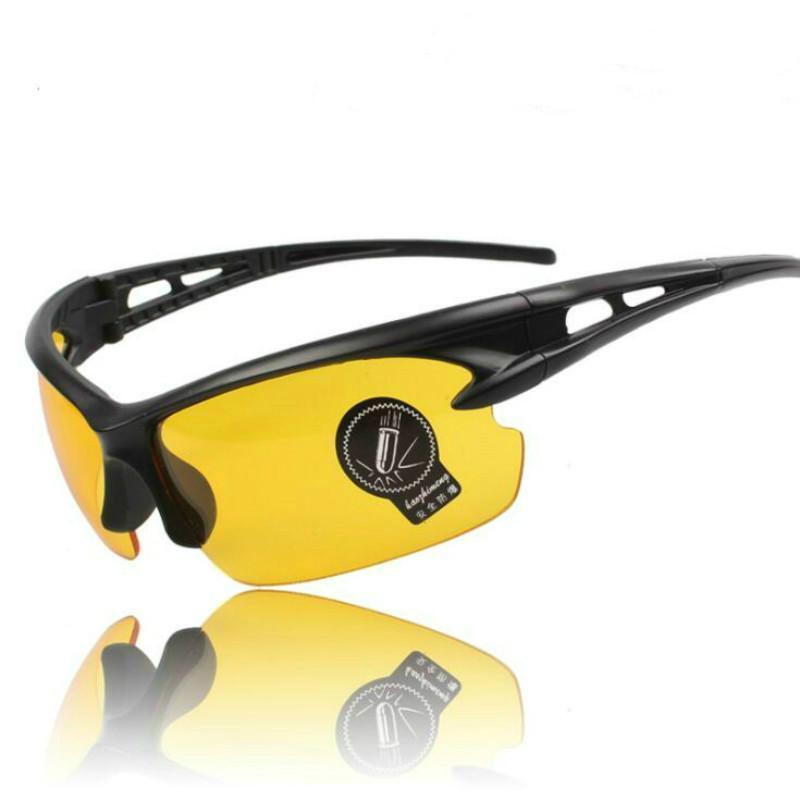 Unisex Yellow Lenses Night Vision Glasses HD Vision Sun Glasses Car Driving UV Protection Sunglasses Polarized Explosion-proof