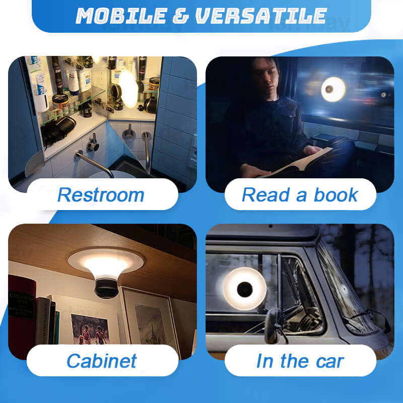 Rechargeable mountable suction cup light