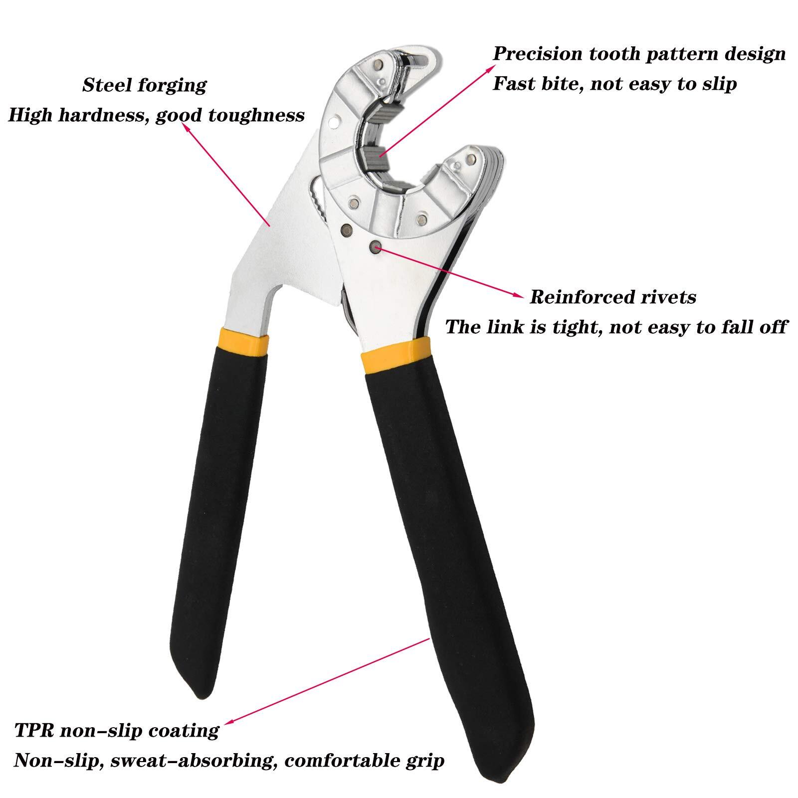 2021 upgraded 8 Inch Multifunction Universal Wrench