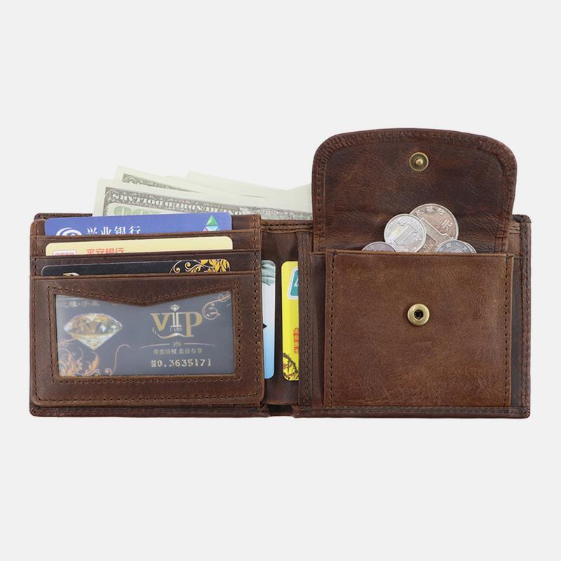 RFID Vintage Multi-Card Wallet