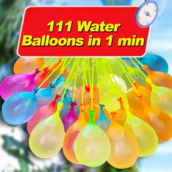 2022 Magic Easy-Fill Self-Sealing Water Balloons (Set of 111)