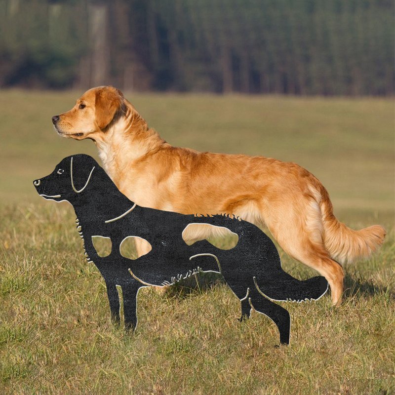Photo Customize Dog Metal Silhouette
