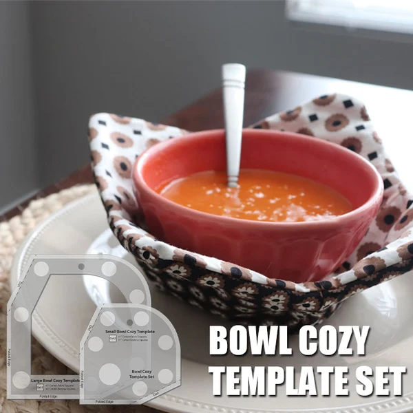 🔥🔥Hot Sale - Bowl Cozy Template Cutting Ruler Set - 2PCS